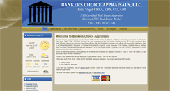 Desktop Screenshot of bankerschoiceappraisalsllc.com